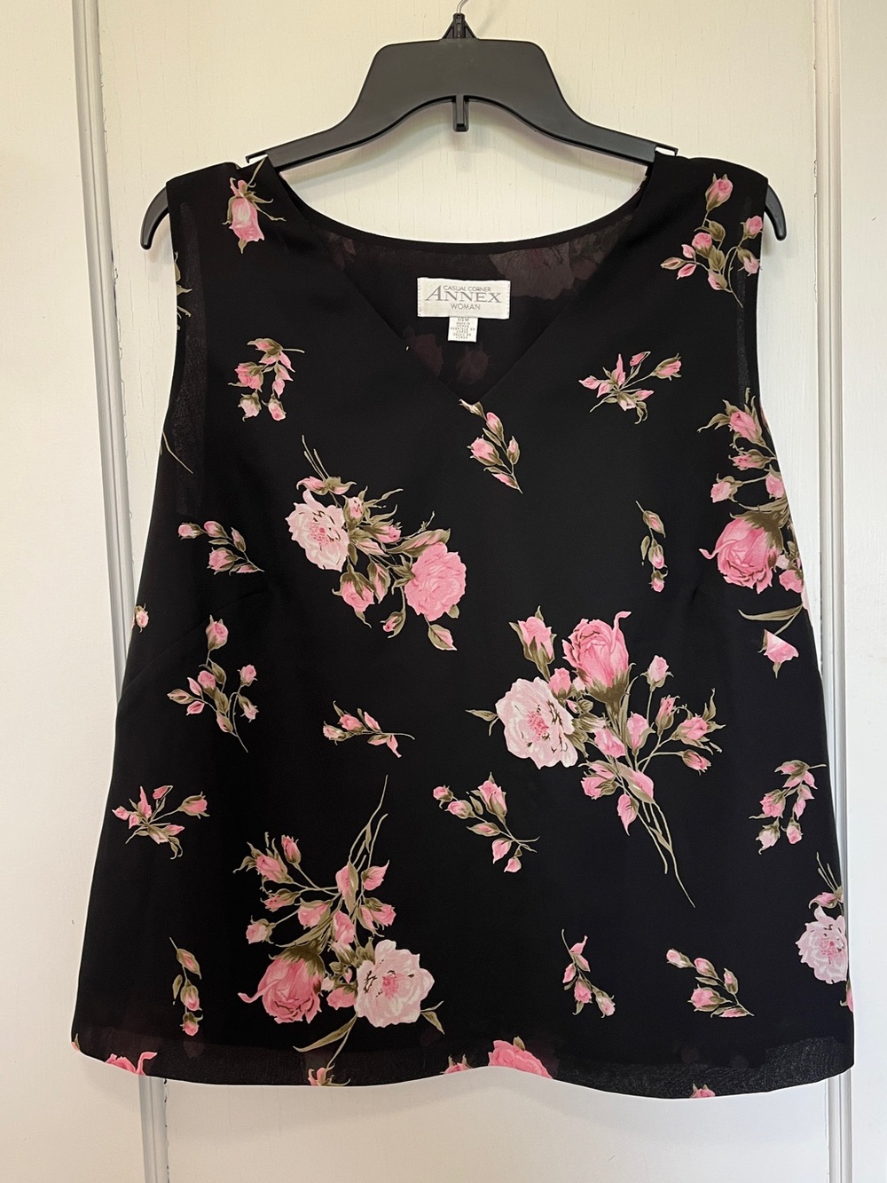 Floral dressy tank by Casual Corner Annex, 14W